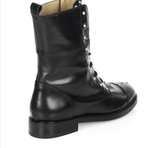 IRO like new, military studded lux leather boots - Picture 9 of 11